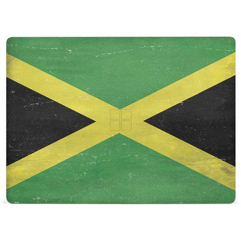 Jamaica Flag Distressed Surface Laptop 3 13.5in Skin